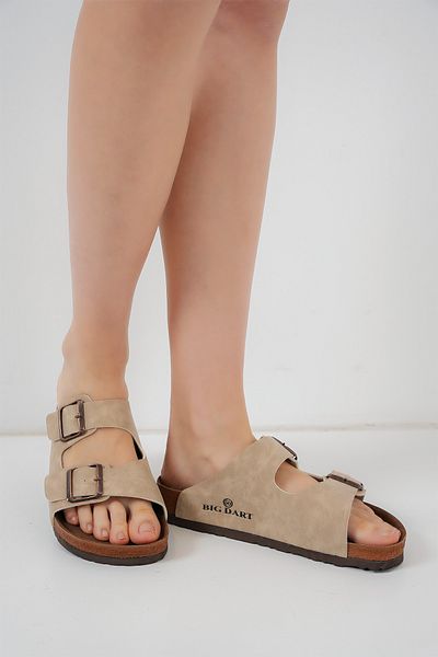 Bigdart Orthopädische Unisex-Hausschuhe – Beige 010182