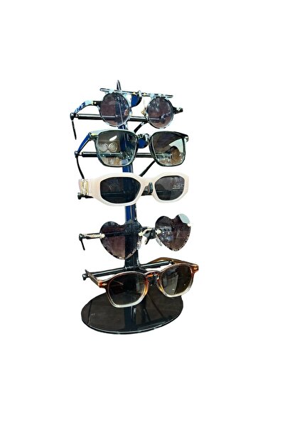 STAND MARKET Eyeglasses Stand Sailing Model, 5 Eyeglasses Capacity Display Stand Black