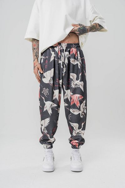 go gang own Stork Kairo Pleated Shalwar with Elastic Waist and Legs