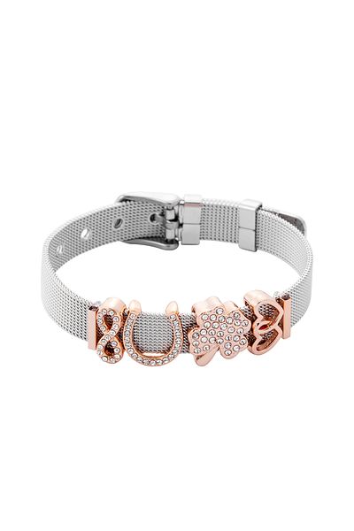 U.S. Polo Assn. U.S. Polo Assn. Band bracelet with charm