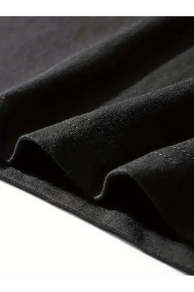 WOODROFFE Tricou supradimensionat pentru femei, alb, negru, cu decolteu în V și largi