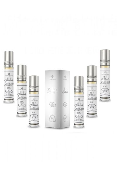 Al Rehab perfumes Al Rehab Sultan Perfume Oil 6ml Set of 6 Pieces