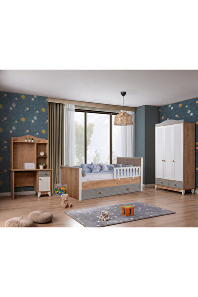 miracool Palermo Çocuk Odası / Ücretsiz Kurulum / Ortopedik Yaylı Yatak Dahil