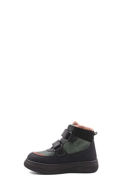 FAST STEP Unisex Children's Classic Boots - Genuine Leather and Fur Detailed 157KXA2710