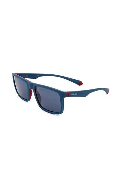 Polaroid ochelari de soare PLD 2134/S-CLP-56 bărbați, pătrați cu lentile polarizate albastre