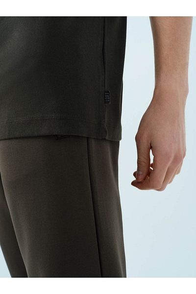 Loft Regular Fit Khaki Men's T-Shirt Lf 2039562