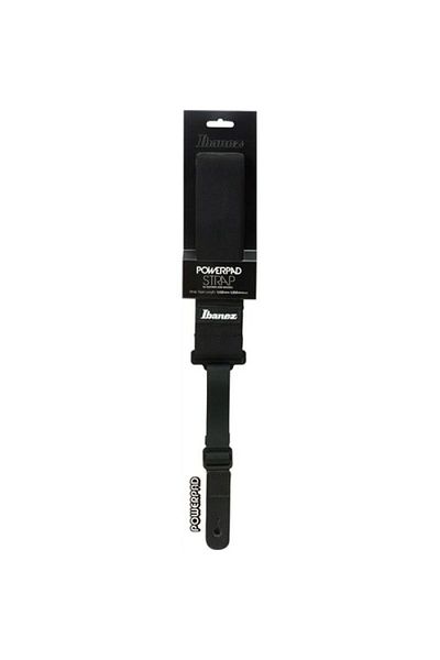 IBANEZ Gsf50-bk Powerpad Strap Black Gitar Askısı