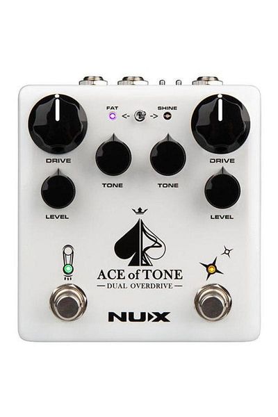 Nux دواسة Ace Of Tone المزدوجة