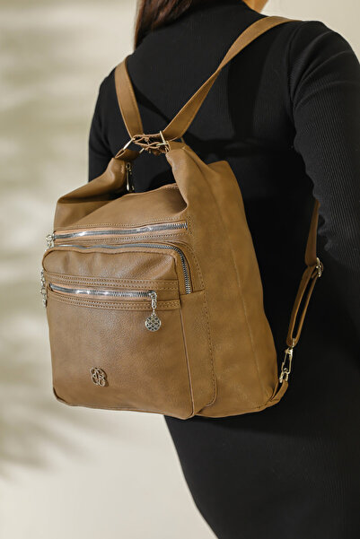 themoiss Geantă funcțională și rucsac, geantă pentru femei cu mai multe compa...