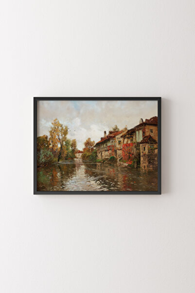 epiqart Beaulieu Along the River - Black Frame