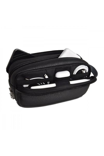Denx شنطة يد للسفر مضادة للسرقة Salem Travel Pouch متعددة الطبقات مضادة للماء والغبار
