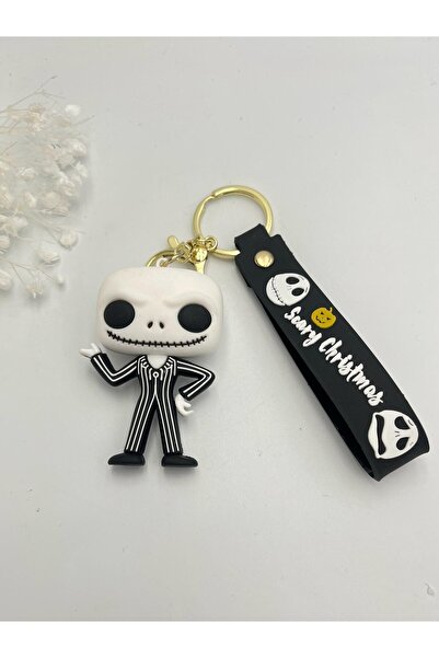 MyladyAccessoriess Breloc cu dungi alb-negru