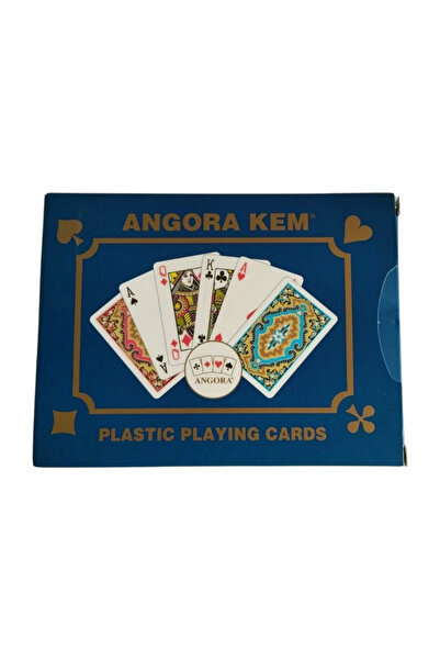 Angora Plastic Cream Playing Cards Playing Card 2Pcs