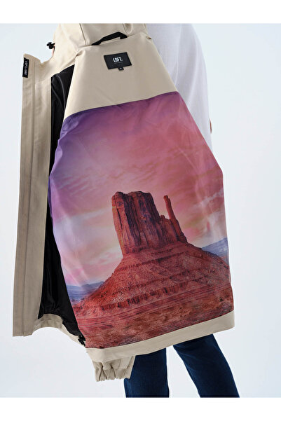 Loft Ανδρικό παλτό Regular Fit Stone LF2038831