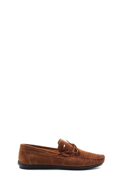 FAST STEP Men's Tan Suede Comfortable Sole Loafer Shoes Business Office Daily Orthopedic Shoes 628mas01