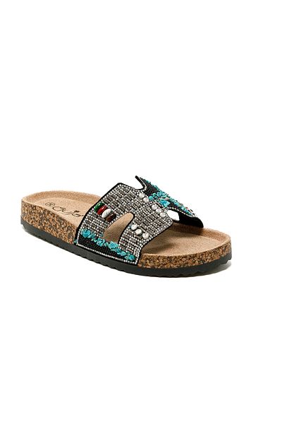 Guja Women / Girls Slippers 25Y102-6 Sy Guja Black