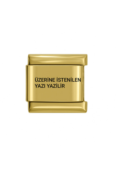 MODA Kişiye Özel italyan charm üzerine yazı yazılabilir