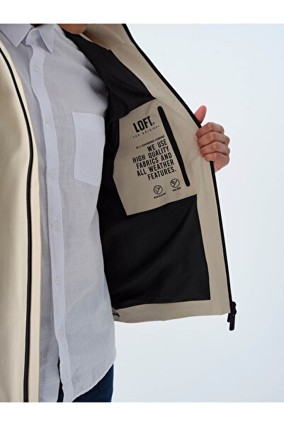 Loft Ανδρικό παλτό Regular Fit Stone LF2038831