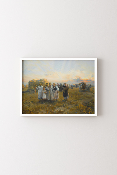 epiqart مهرجان الحصاد - الإطار الأبيض