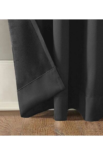 BD beyaz dokuma Antrasit Gri Blackout Işık Geçirmez Güneşlik Termal Karartma Perde