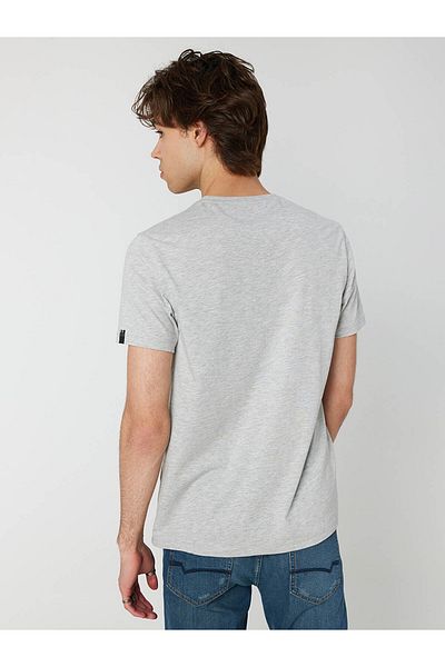 Loft Regular Fit Gray Men's T-Shirt Lf 2029279