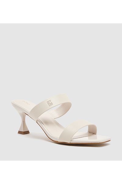BCBG Pointed Spool Heels Sandals