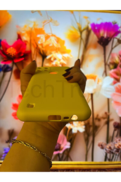 TechTrove Realme C25y ve Realme C21y Kılıf İçi Kadife Lansman Silikon Kapak
