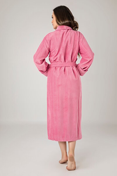 Nuşa Striped Bambo Cotton Bathrobe