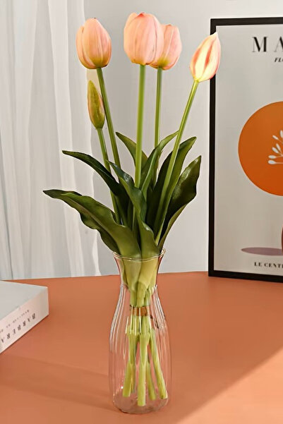 Paşa Cam Vas decorativ din sticlă pentru flori de dimensiuni mari, înălțime 26 cm