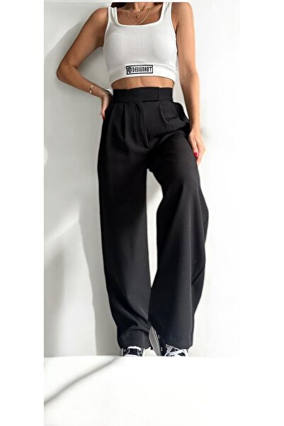 MUG collection Штани з тканини Palazzo