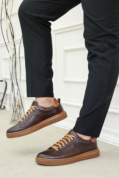 FAST STEP Ανδρικά παπούτσια casual από γνήσιο δέρμα - 819MA1230