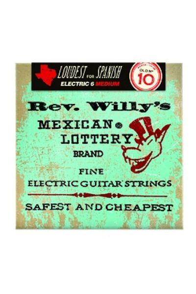 Jim Dunlop Rwn1046 Rev Willy Medium Electric Guitar String (10-46)