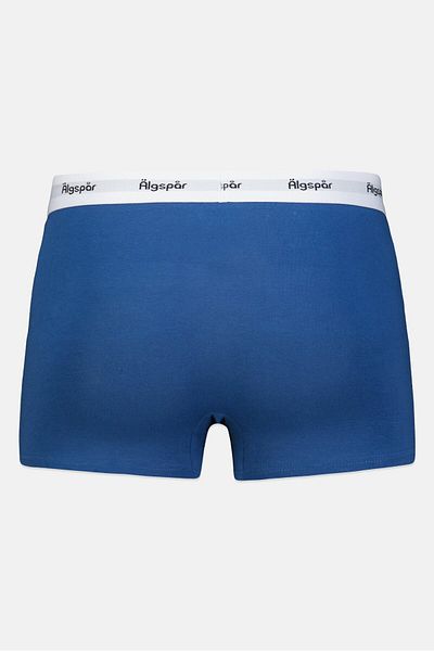 Algspar Men 2 Pcs Brand Logo Boxer Set, Blue/white
