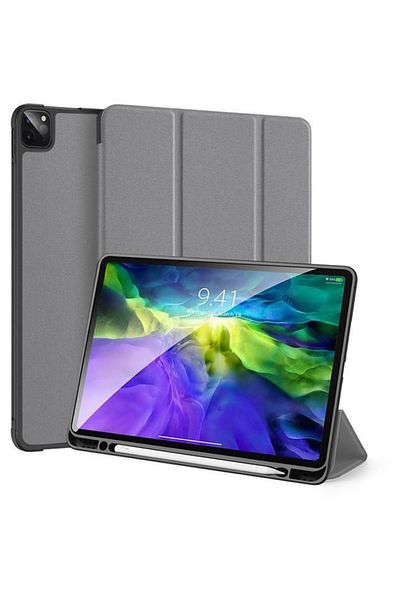 Jinyan GINA Defender iPad Pro 12.9-inch Case (2018-2021) with Pencil Holder - Gray