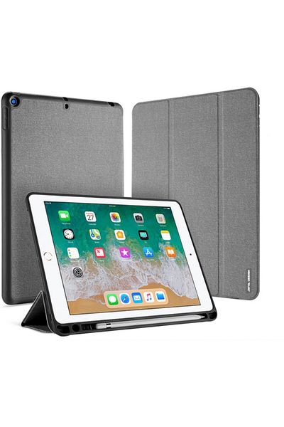 Jinyan GINA Defender 12.9-inch iPad Pro 2018-2019 Case with Pencil Holder, Black