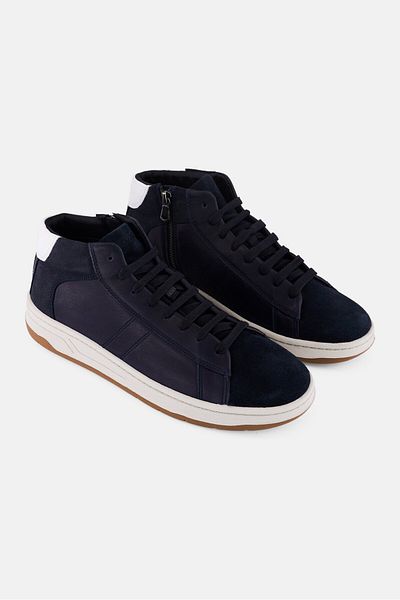 Geox Men U Magnete H Lace Up Casual Shoes, Navy