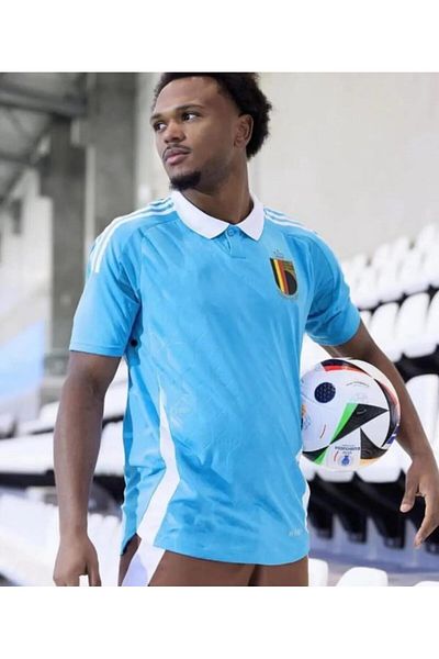 Legent Lady BELGIUM JERSEY DEPLASARE ALBASTRU FĂRĂ NUME