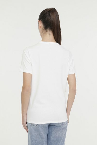 Kinetix WL AMELIA-B 11GFK301 4FX Ecru Women's Short Sleeve T-Shirt