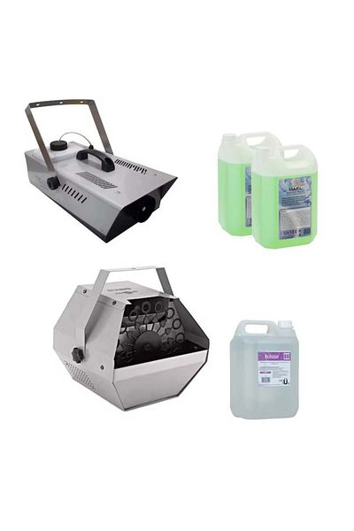 Depox Set Of 60w Smoke Machine And Balloon Machine, Ideallstore®, 1200 W, Special Liquid Included