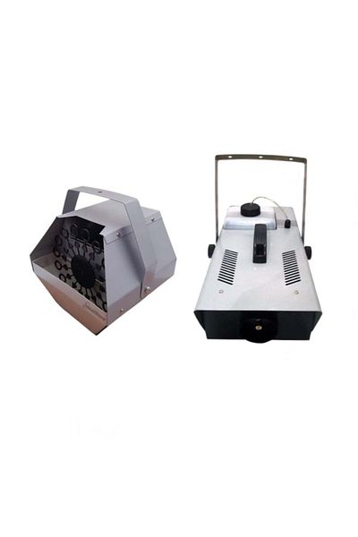 Depox Professional Balloon Machine And Smoke Machine Package Stainless Steel, 1 Liter, Silver, Remote