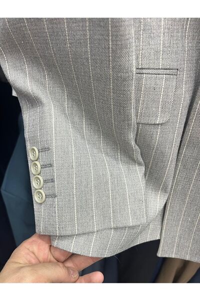 ENRICO MASAROTTI Çizgili KruvazeTtakım Elbise