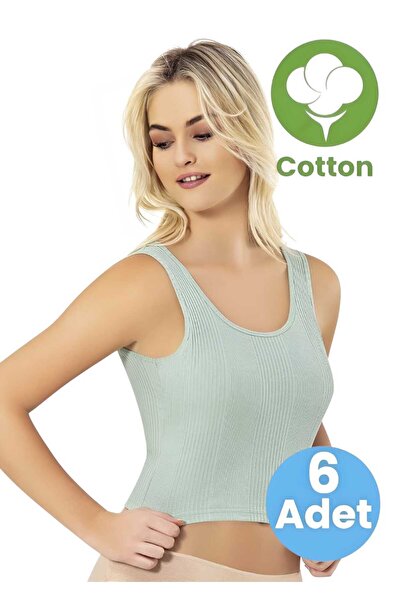 Tezzgelsin Жіночий 6-панельний бюстгальтер з підкладкою та вставками з трикотажу