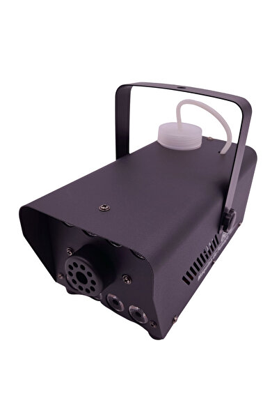 Depox LED výrobník kouře, Party Fiesta, 600 W, metalický, světelné efekty, černý, dálkové ovládání součástí balení