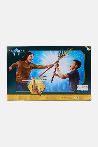 DC Aquaman And Black Manta Tridents Costume, Blue
