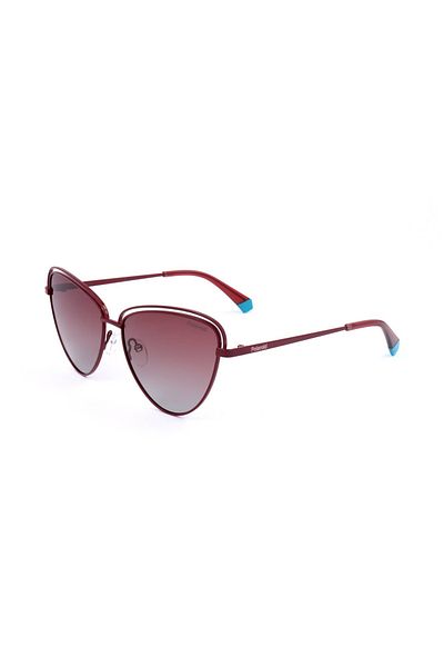 Polaroid ochelari de soare PLD 4094/S-LHF-57 pentru femei, ochi de pisică cu lentile degradate Burgundy gradient/polarizate