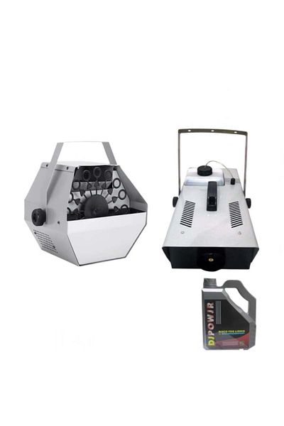 Depox Balloon Machine, Remote Control Smoke Machine And 5 L Smoke Liquid Package, Ideallstore®, Silver