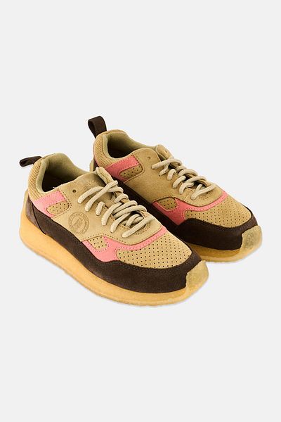 CLARKS Kids Boy Standard Lockhill Casual Shoes, Dark Tan