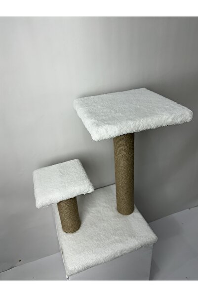 Komano Pontika 44 cm Cat Scratching Board with Two Steps/Stepl, Play, Exercise, Scratching, Resting Area