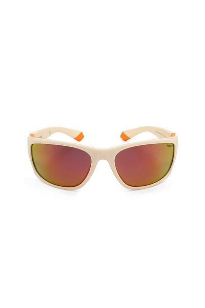 Polaroid ochelari de soare PLD 2135/S-IXN-65 Unisex, înfășurați cu lentile portocalii/roșii oglindă/polarizate