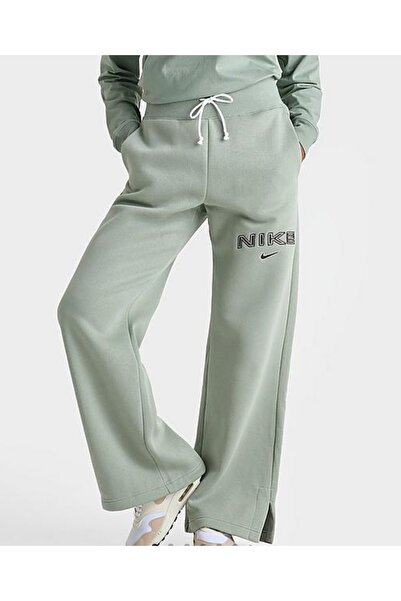 Nike Sportswear Phoenix Fleece Yüksek Bel Geniş Paça Logo Pantolon ASLAN SPORT